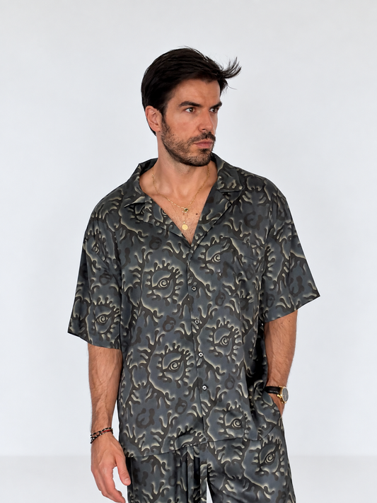 DARK BLUE SILK Set for Men PRE SALE - Party Pajama
