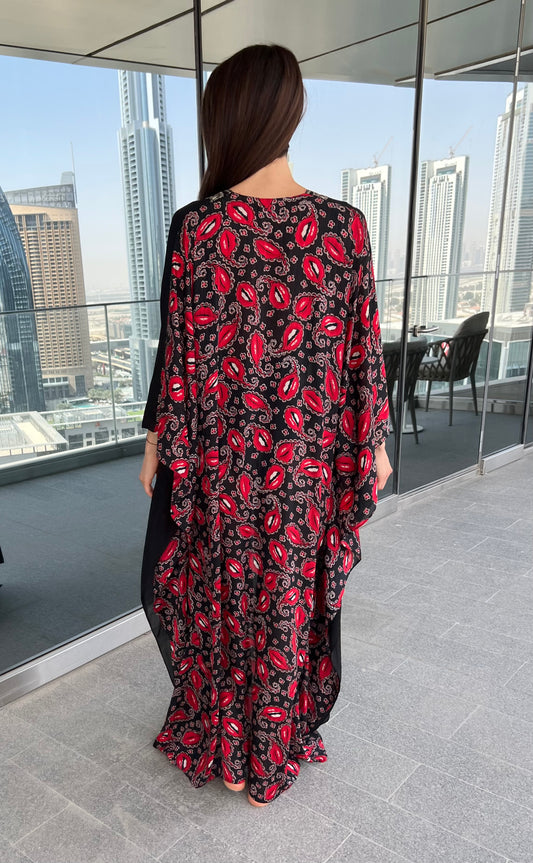 Unique double side kaftan/kimono