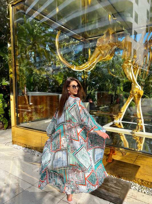 Unique design kaftan/beach dress.