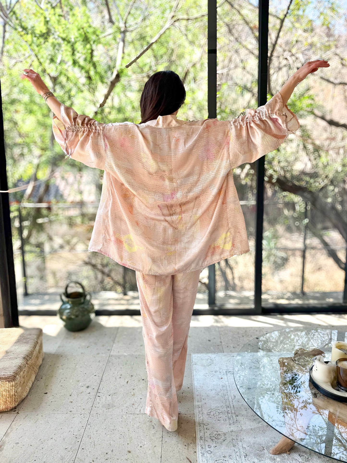 Luxury Party Pajama Silk Set Women