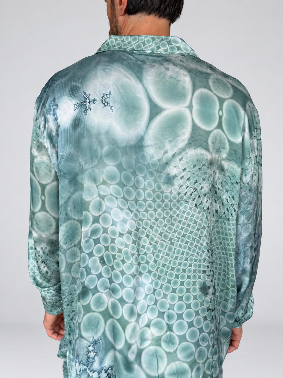 GREEN MANDALA SILK Set for Men/ Party Pajama - PRE SALE