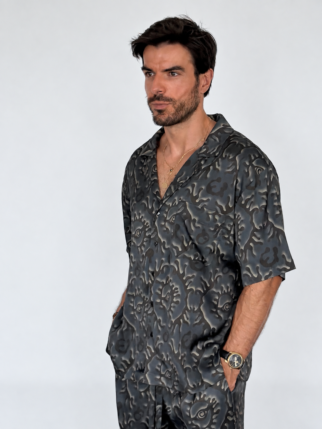 DARK BLUE SILK Set for Men PRE SALE - Party Pajama