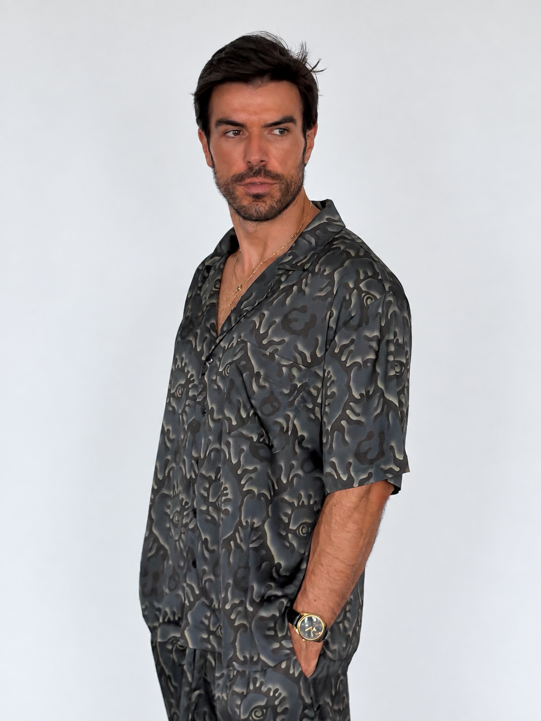 DARK BLUE SILK Set for Men PRE SALE - Party Pajama