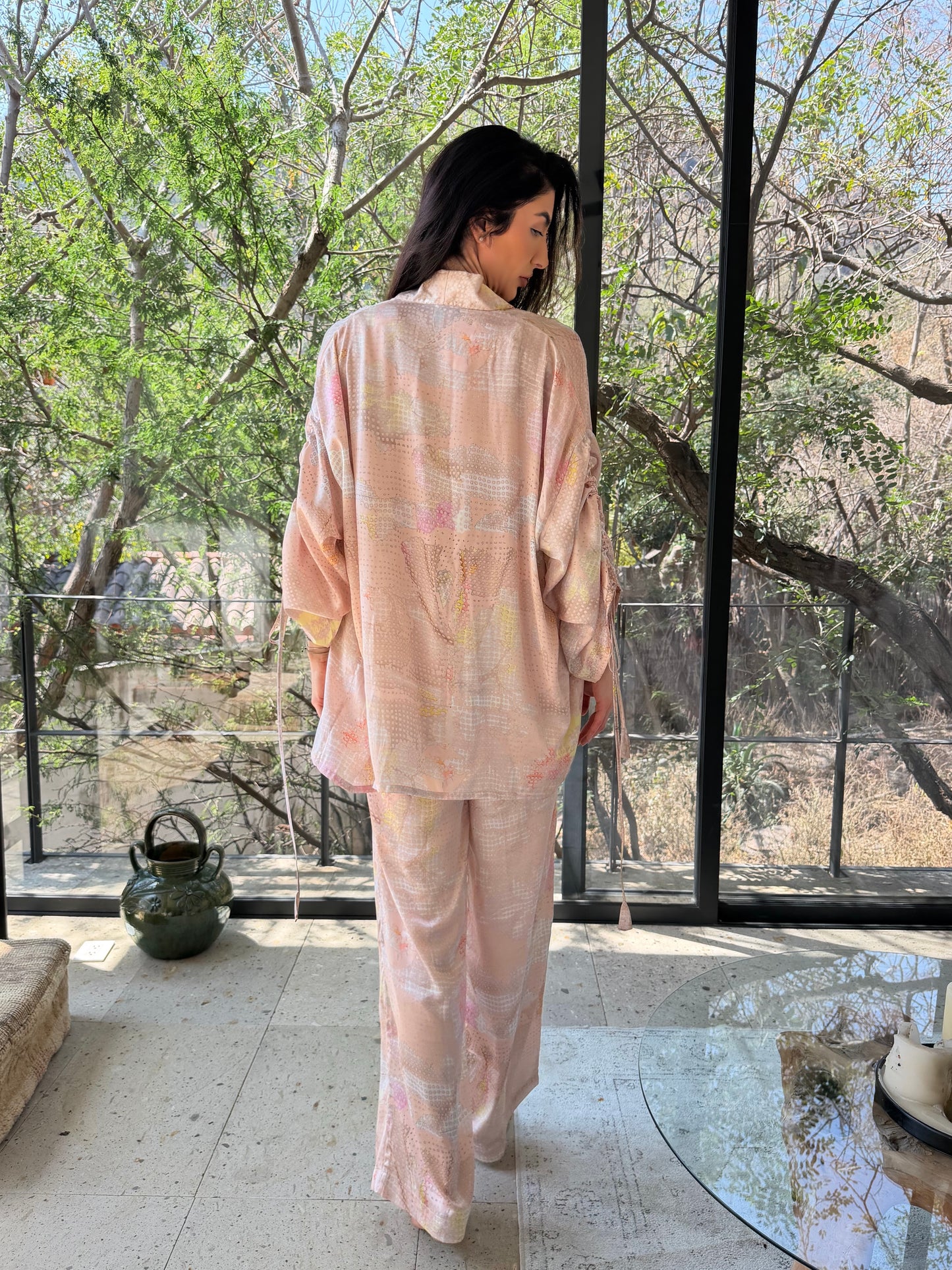 Luxury Party Pajama Silk Set Women