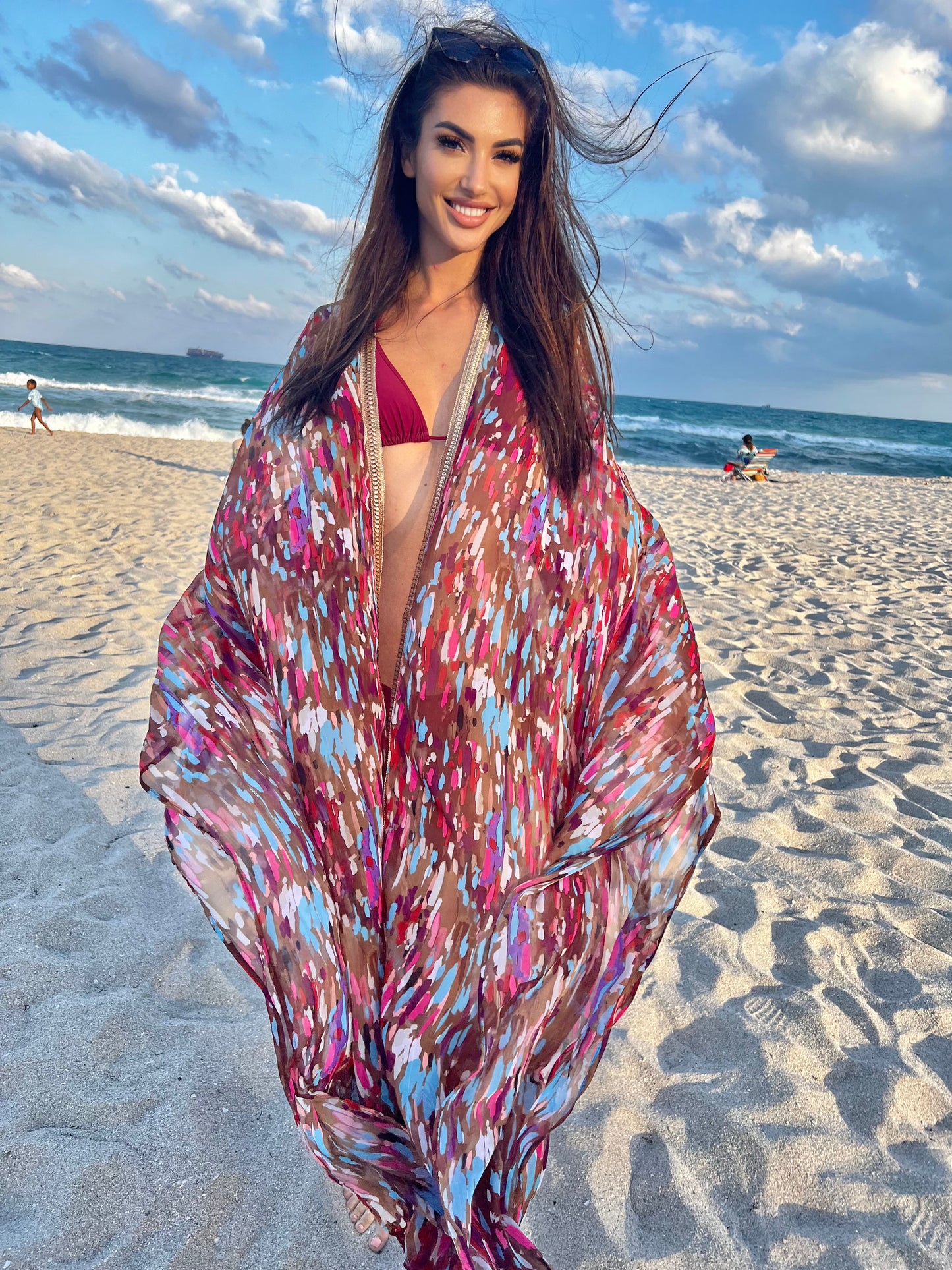 Kaftan "Pink rainbow"